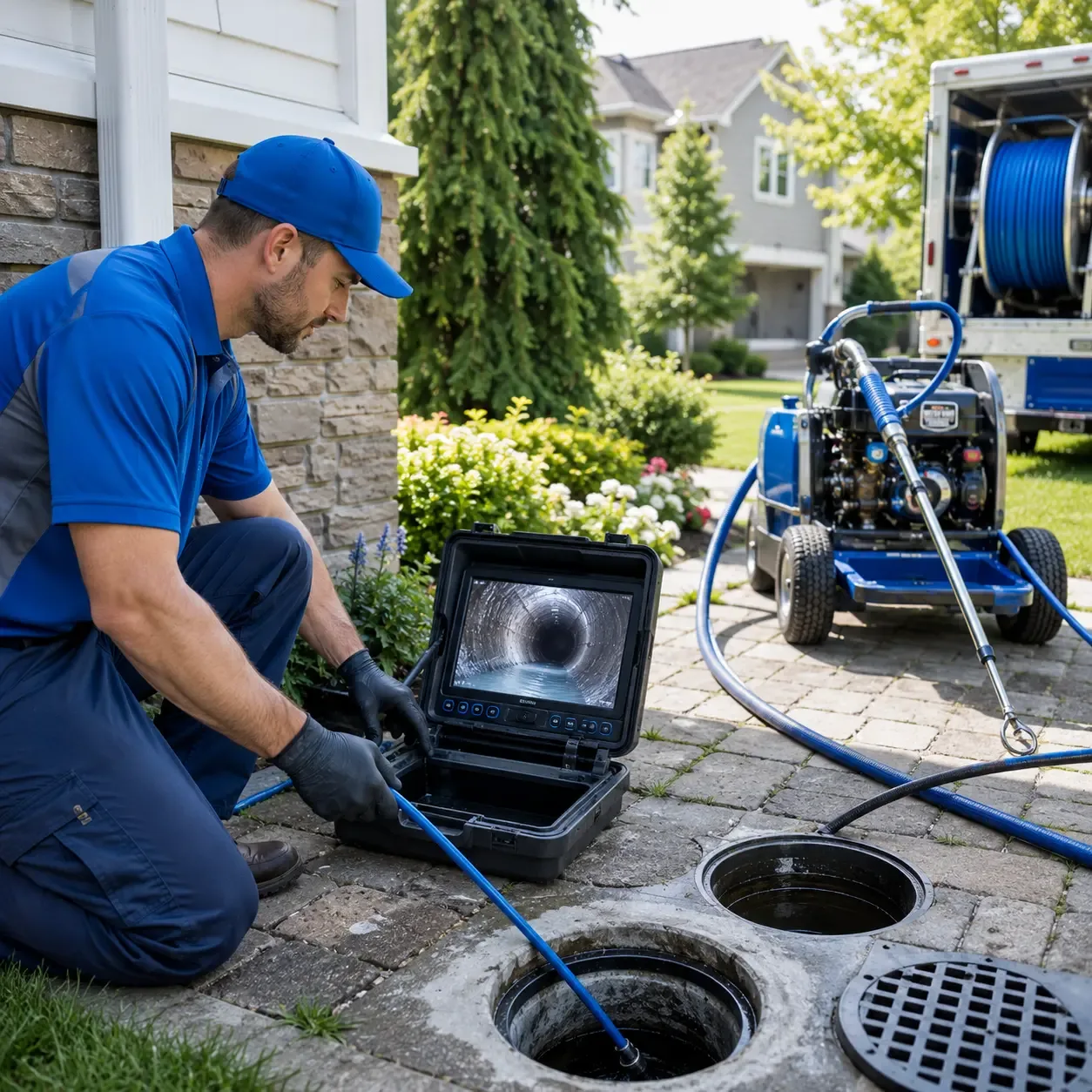 Outdoor drain cleaning professionals serving Indianola, OK